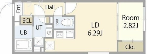 今池駅 徒歩6分 4階の物件間取画像